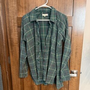 Gilded Intent Green Plaid Button Down Shirt from The Buckle